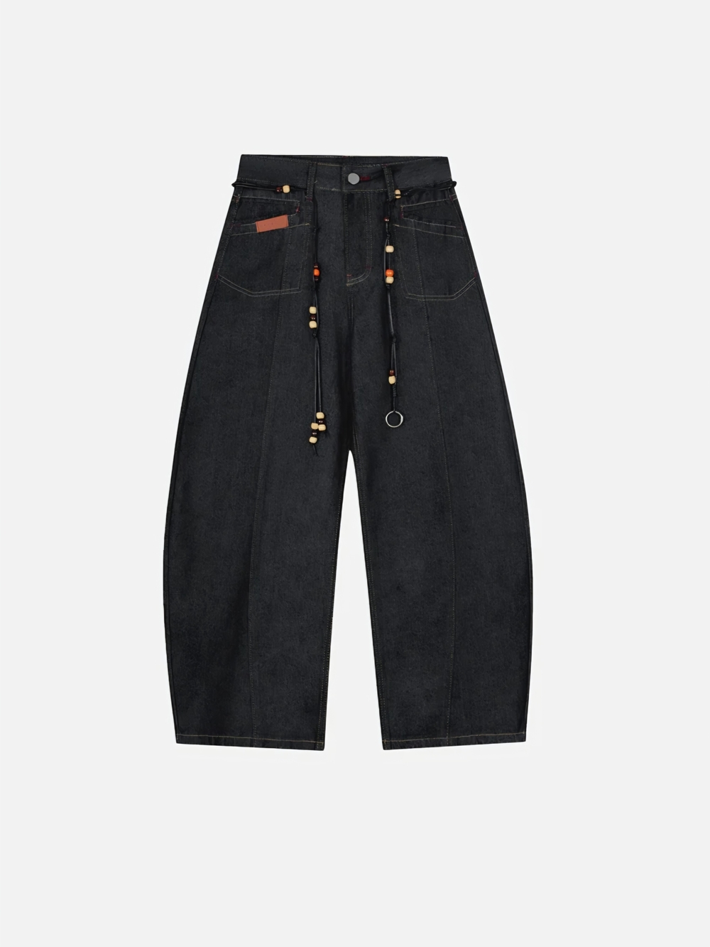 DAXUEN Curved Blade Jeans, Indigo Blue, Size 30"